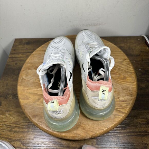 Nike Air Max 270 Shoes Mens Size 9 White Pastel DQ7642-100 Running Sneakers main image 5